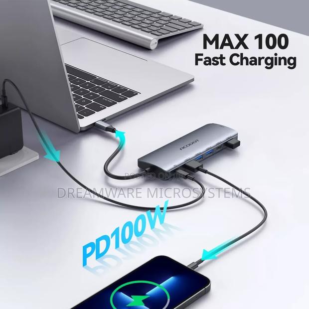 Usb C Hub, Acodot 9 in 1 Usb C to at 60hz Hdmi Adapter · Photo 2