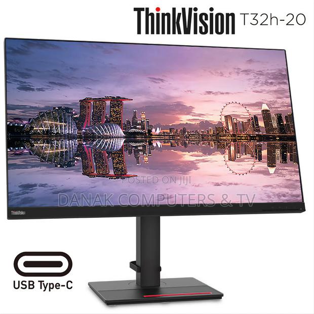 Lenovo 32" WQHD Ultra Slim Type C Edgeless Monitor · Photo 1