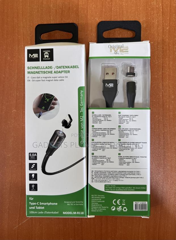 M2 TEC Magnetic Nylon Woven USB-C Cable -100cm · Photo 2