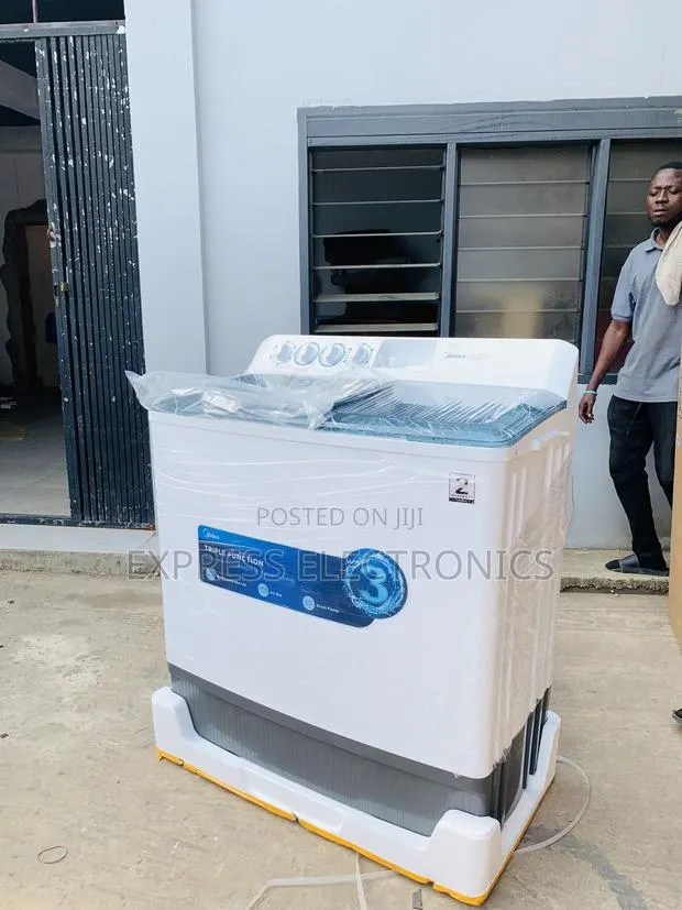 Ultra High Midea 18 KG Twin Tub Semi Auto Washing (MT100W180/WGH · Photo 1