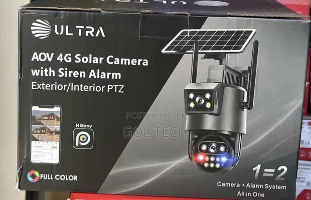 Ultra AOV Solar Camera With Siren Alarm · Photo 1