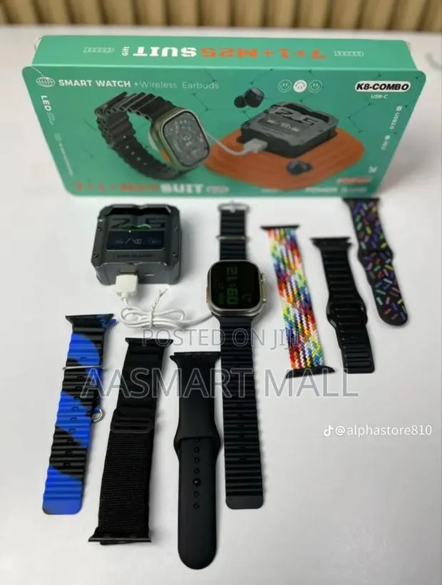 7-in-1 M25 Suit Smart Watch With Bluetooth Headset · Photo 1
