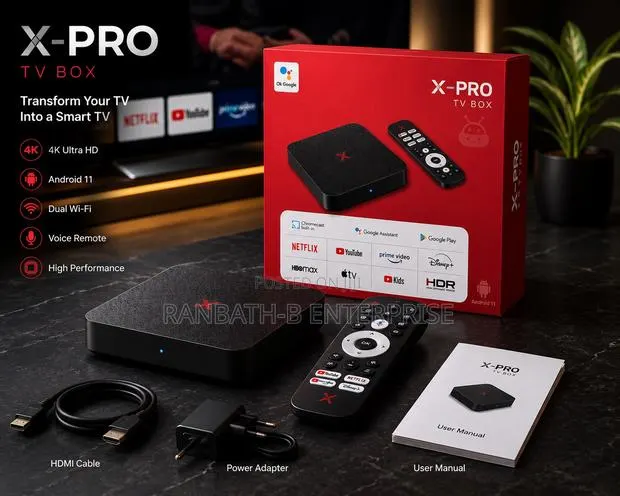 Latest X-pro Android Tv Box – Netflix, Youtube More · Photo 1