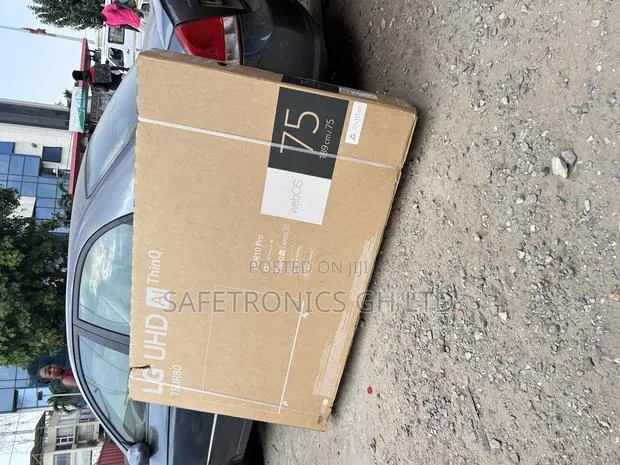 Secure New Sleek Led Lg Uhd 75 Inch Ultra Android Ur80 Tv · Photo 1