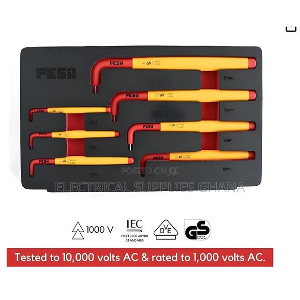 1000V VDE Insulated Hexagon Allen Key Set · Photo 1