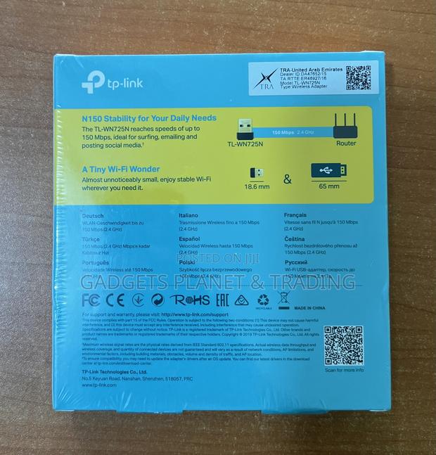 Tp-link TL-WN725N 150mbps Wireless N Nano Wifi Adapter · Photo 2