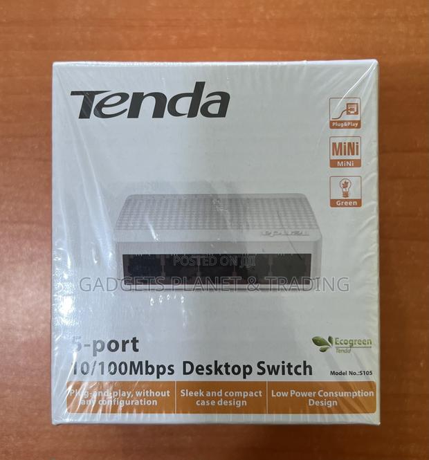 Tenda 5-Port Mini 10/100mbps Fast Ethernet Switch - S105 · Photo 3