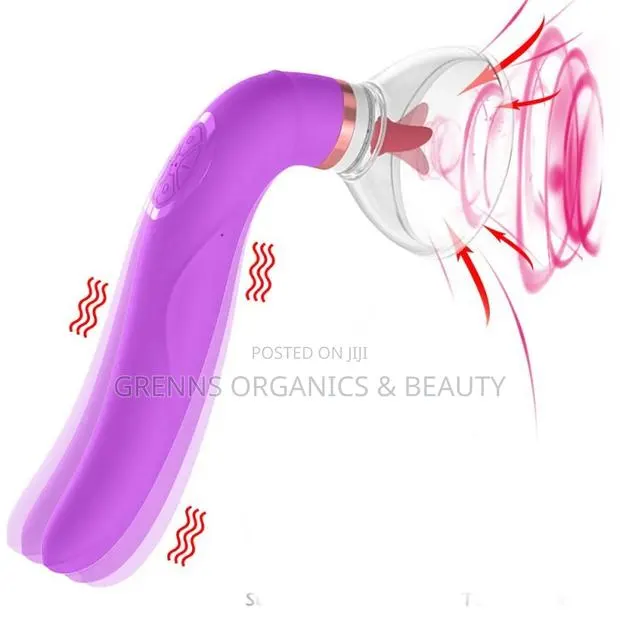 Vacuum Suction Vibrator – 2 Suction Cups Breast Clit Toy · Photo 1