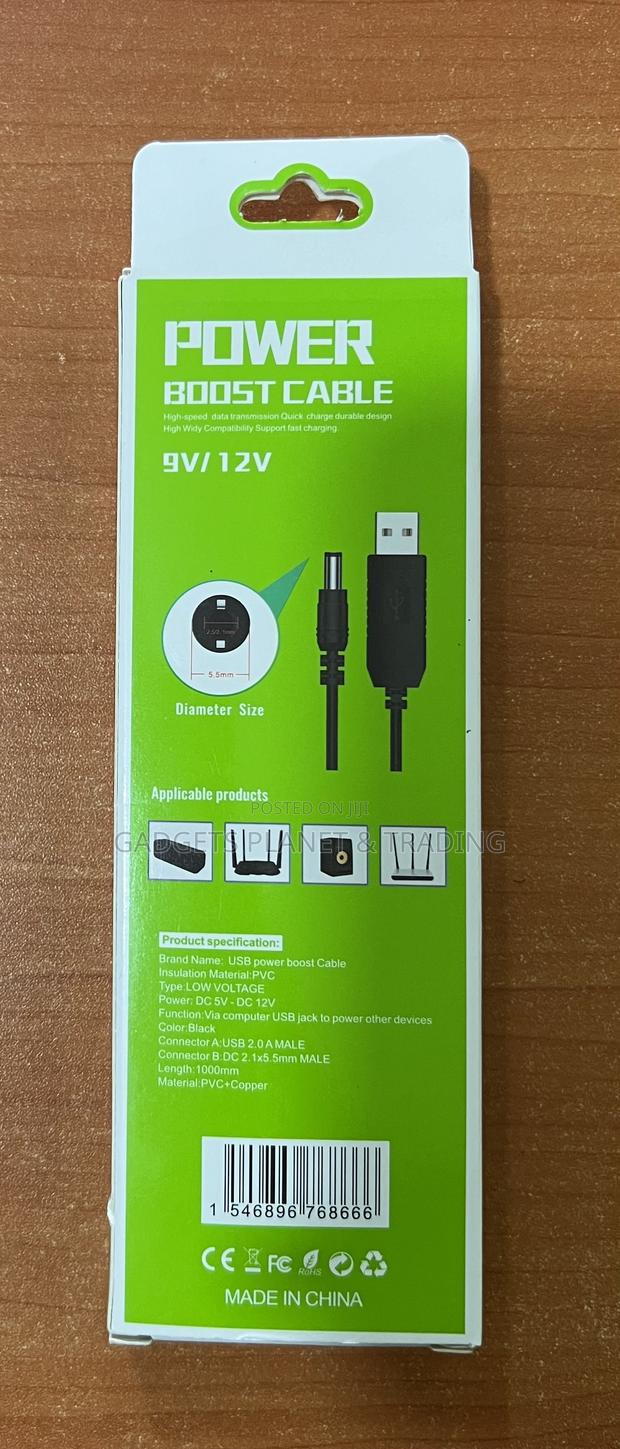 USB Boost Cable 9V to 12V Power Adapter Cable - 1M · Photo 3