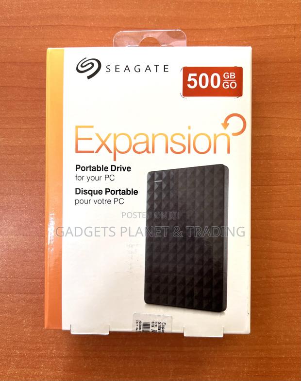 Seagate Expansion 2.5” External Hard Drive - 500gb · Photo 1