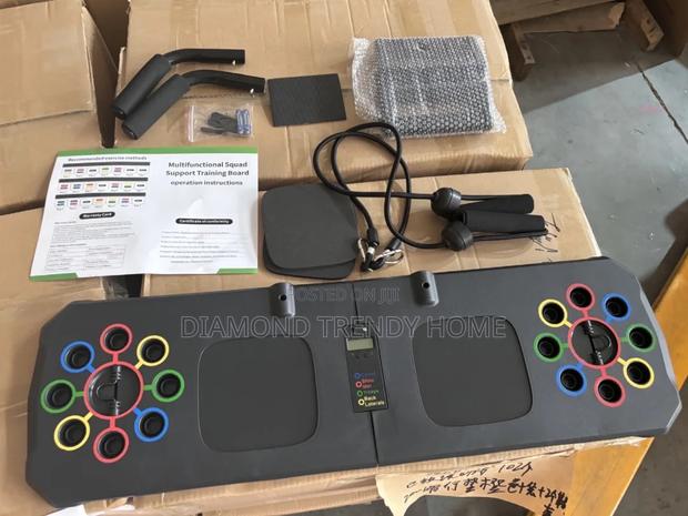 Push Up Board With Automatic Timer and Resistance Band. · Photo 2
