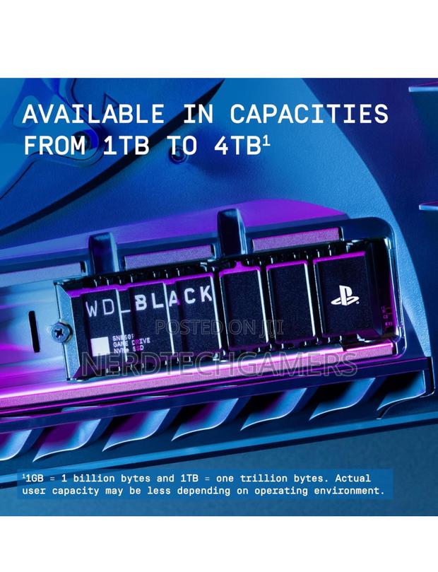 Wd_black 4TB Sn850p Nvme M.2 SSD Storage for Ps5 Consoles · Photo 7