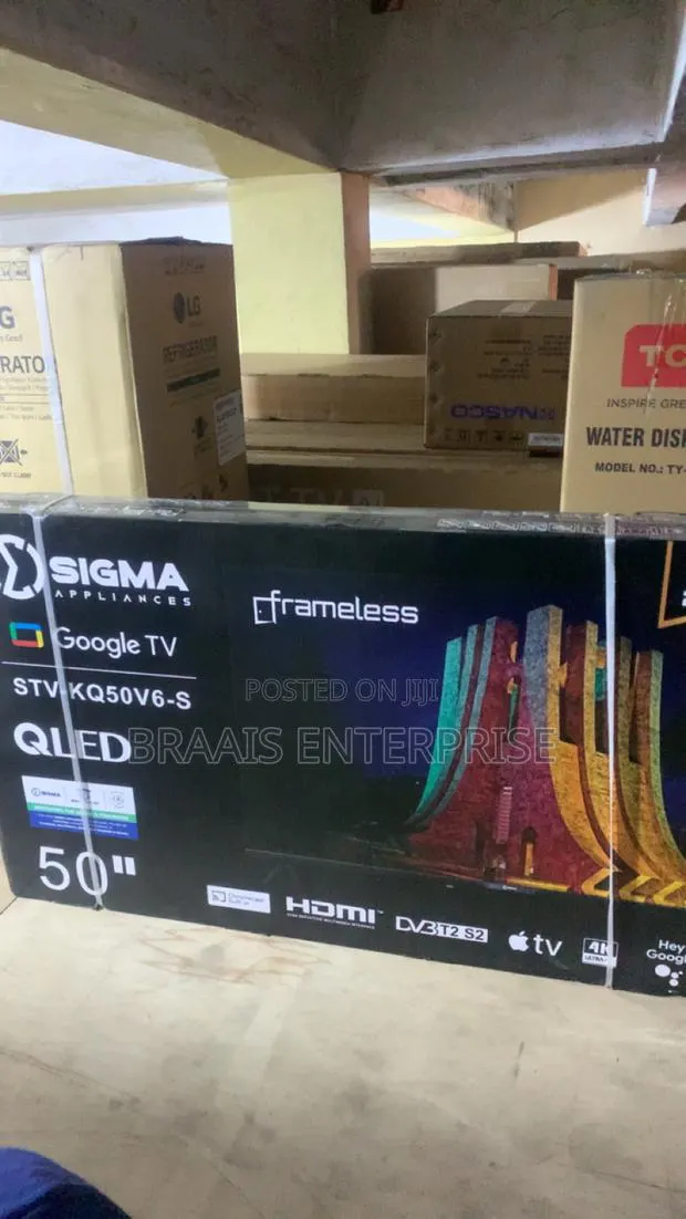 Sigma 50′′ Qled Smart Android Frameless Satellite Tv · Photo 1