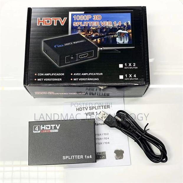 HDMI Splitter 4-Port 1080P, Computer Video High-Definition C · Photo 1