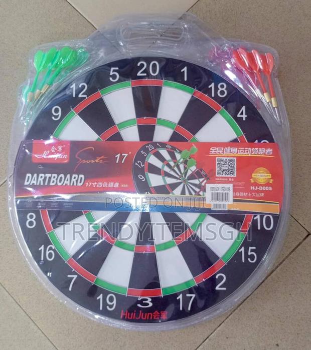 17" Wooden Dartboard Game Double Sided · Photo 1