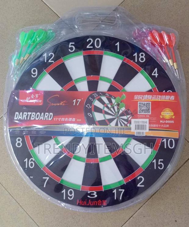 17" Wooden Dartboard Game Double Sided · Photo 2