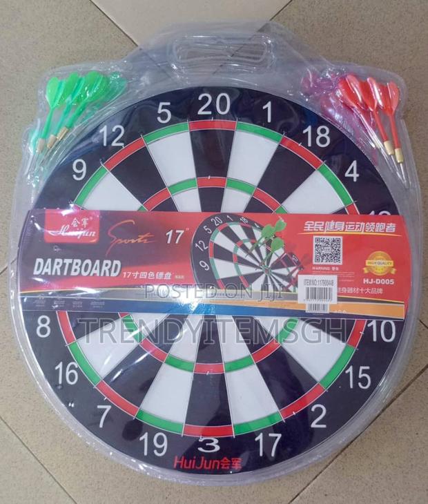 17" Wooden Dartboard Game Double Sided · Photo 3