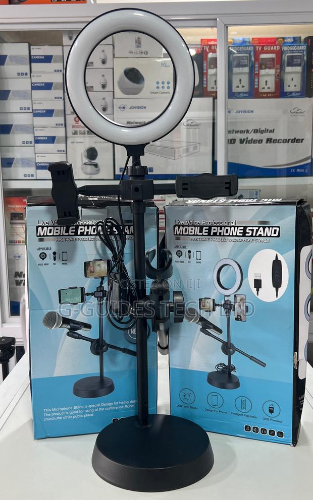 Live Voice Professional Mobile Phone Stand, Mic Table Stand · Photo 2