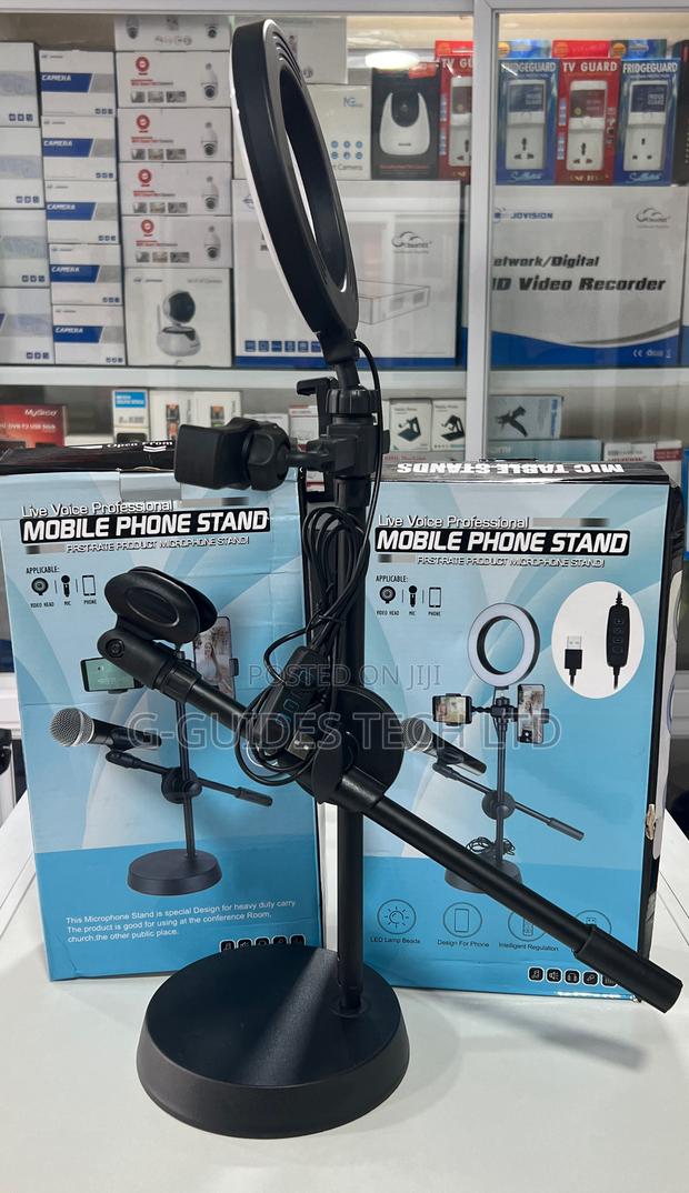 Live Voice Professional Mobile Phone Stand, Mic Table Stand · Photo 3