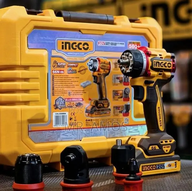 66Nm Cordless Multi-Head Drill Driver With 47 PCs Addons - CDLI206686 · Photo 1
