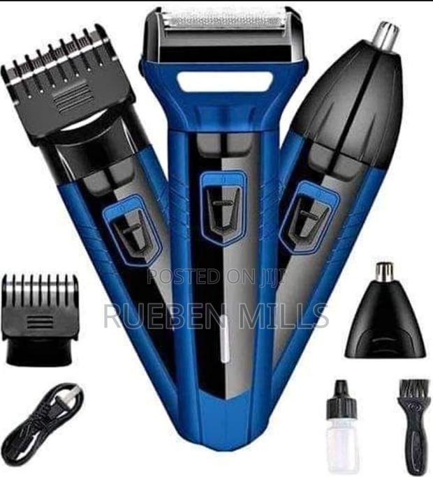 Three in 1 Beard Trimmer Barbering Machine Hair Clipper · Photo 1