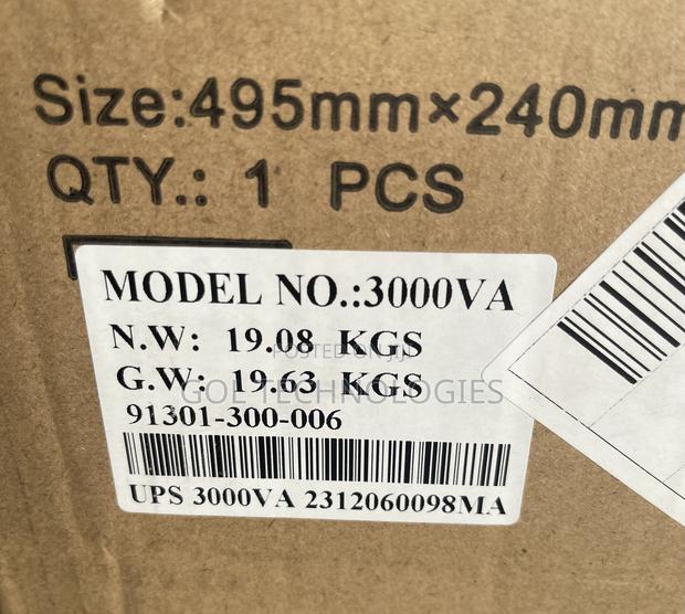 3000VA UPS or 3kva Uninterrupted Power Supply Sturnus · Photo 4