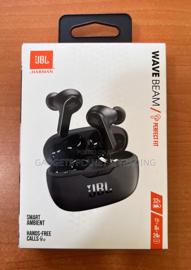 JBL Wave Beam Super Bass Bluetooth Earbuds Black · Photo 4