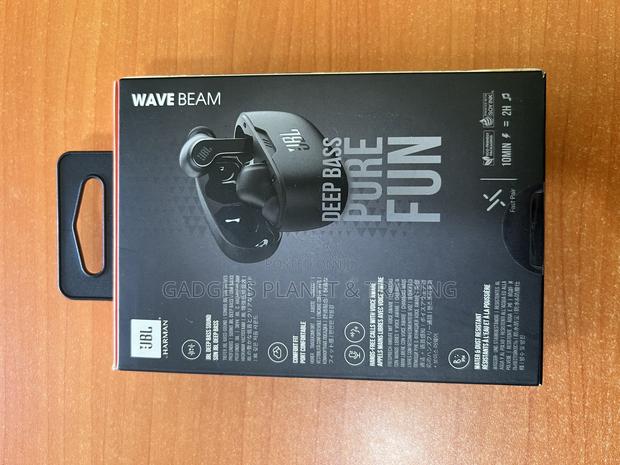 JBL Wave Beam Super Bass Bluetooth Earbuds Black · Photo 3