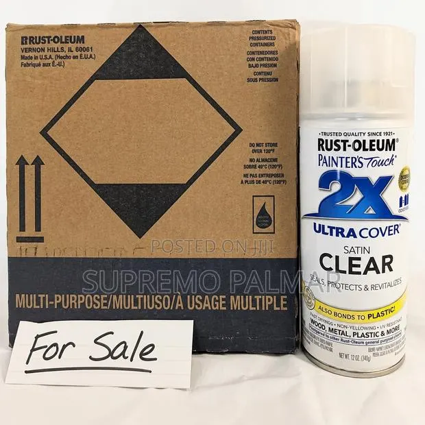 Satin Clear Spray Paint · Photo 1