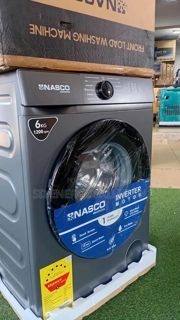 Premium Nasco 6kg Front Load Washer – Fast Efficient · Photo 1