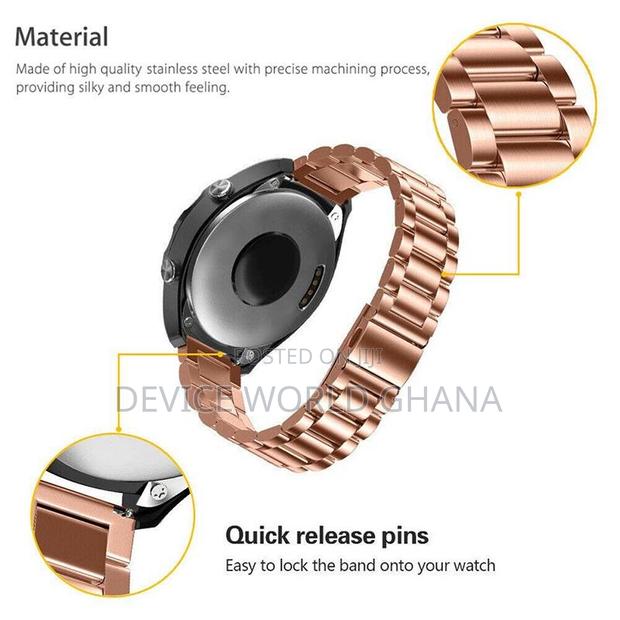 Platinum Stainless Steel Band for Samsung Watch Huawei Etc · Photo 8