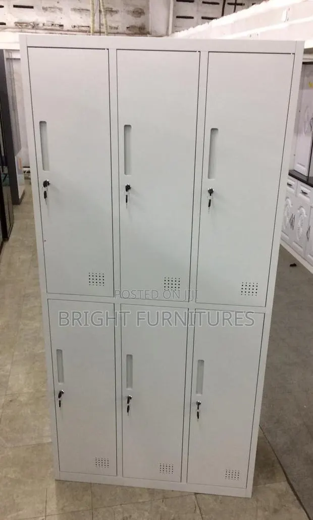 Office Cabinet With 6 Lockers · Photo 1