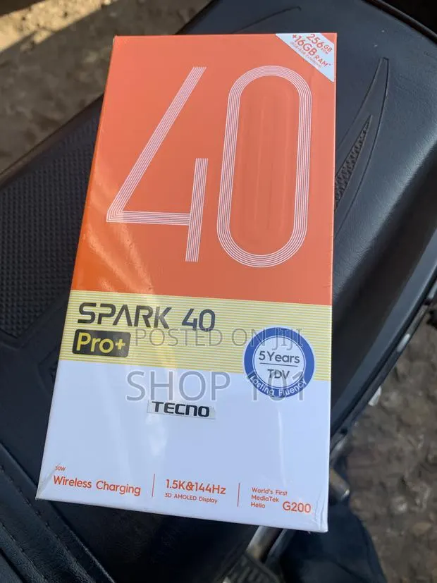 New Tecno Spark 40 Pro+ 256 GB Gray · Photo 1