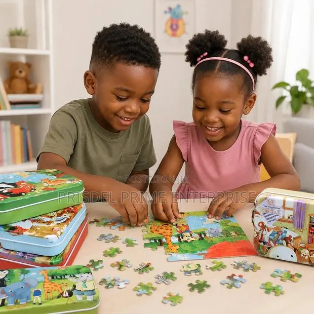 2 Pieces Kids Wooden Puzzle Game · Photo 1