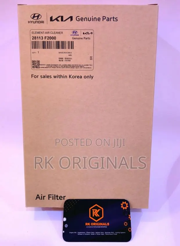 Elantra 17-20/Kona 18-23/Seltos 2025/Soul 20-25/Veloster Air Filter · Photo 1