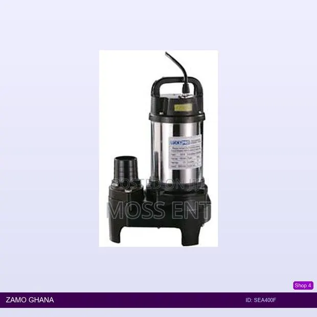 Sewage Pump 0.54 Hp (For Sea Water) - Sea400f · Photo 1