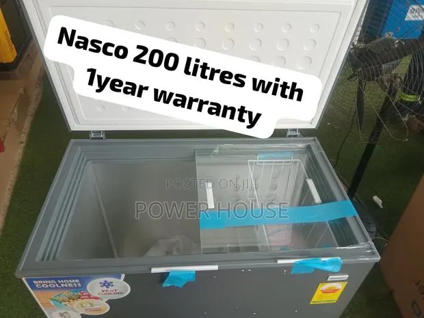 NASCO 200L Deep Freezer – Quality Chest Freezer With Powerful Cooling · Photo 1