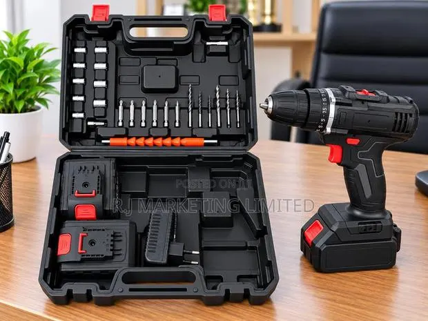 Cordless Drill and Screw Driver Set Tools Box Rechargeable Machine · Photo 1