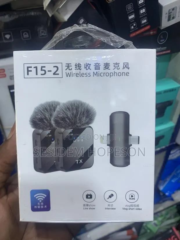 F15-2 Dual Wireless Lavalier Microphone System · Photo 1