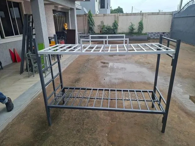 Single Metal Bunk Bed - Grey · Photo 1