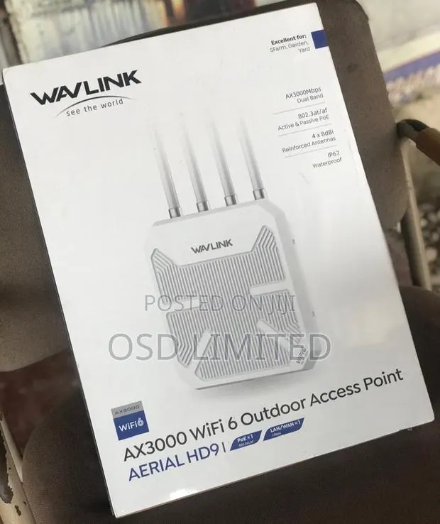 Wavlink Ax3000 Wifi6 Outdoor Dual Band Access Point Aerial Hd9 · Photo 1