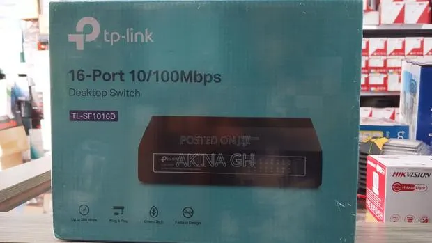 Tp Link 16 Port 10/100mbps Desktop Switch (Tlsf1016d) · Photo 1