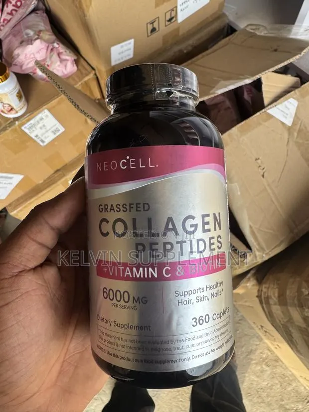 NEOCELL Grass-Fed Collagen Peptides + Vitamin C Biotin — 6000 Mg · Photo 1