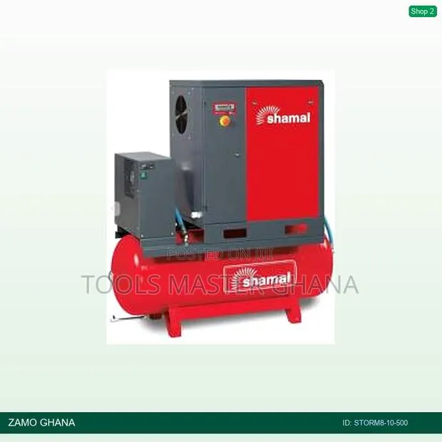 Shamal 500l 10hp Screw Compressor Es - Storm8-10-500 · Photo 1