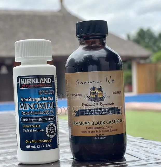 Kirkland Minoxidil + Castor Oil Hair Growth Combo Pack · Photo 1