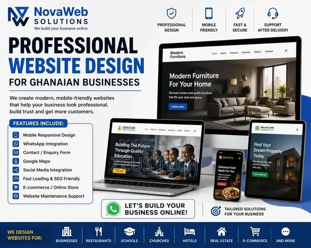 Professional Website Design Ghana ยท Photo 1