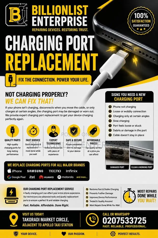 Professional Charging Port Replacement · Photo 1
