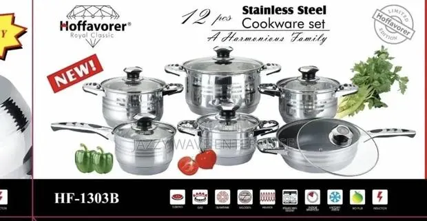 Stainless Steel Silver/ Cookware Set · Photo 1