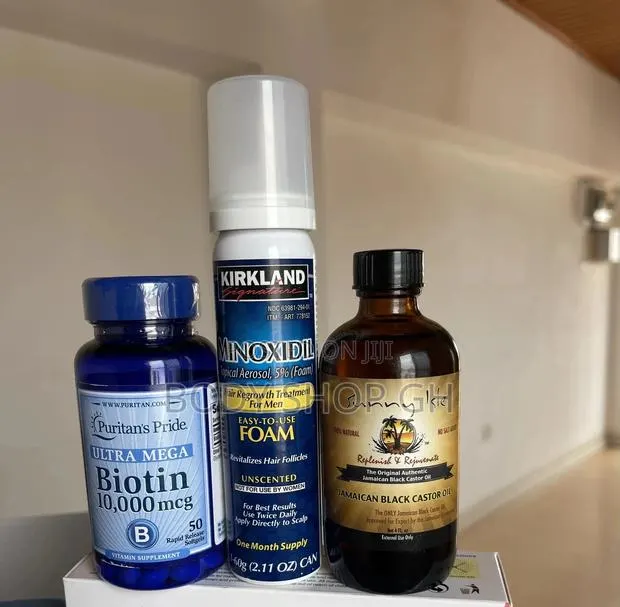 Kirkland Minoxidil Foam + Jbco + Biotin (For Beard Growth) · Photo 1