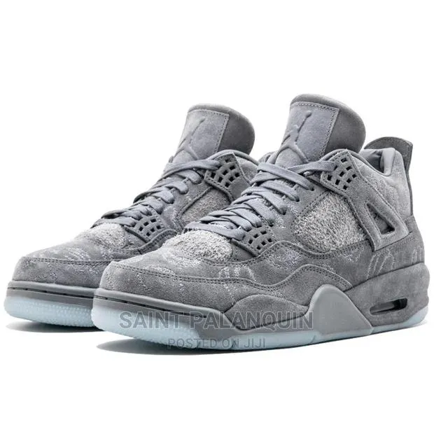 Original Gray Suede Jordan 4 Xx · Photo 1